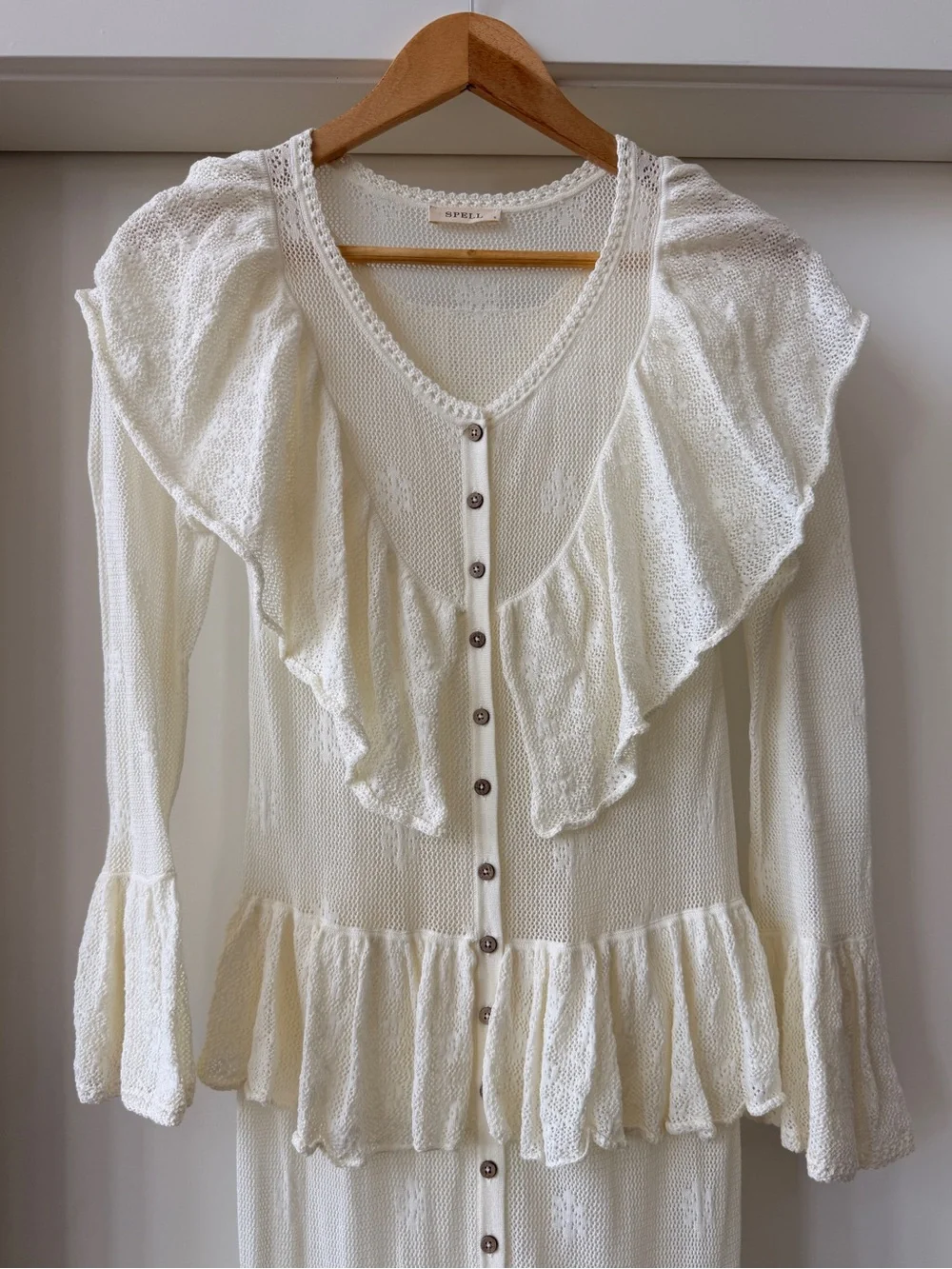 Spell Satine Knit Gown  Organic Cotton Small NWOT - Picture 7 of 13